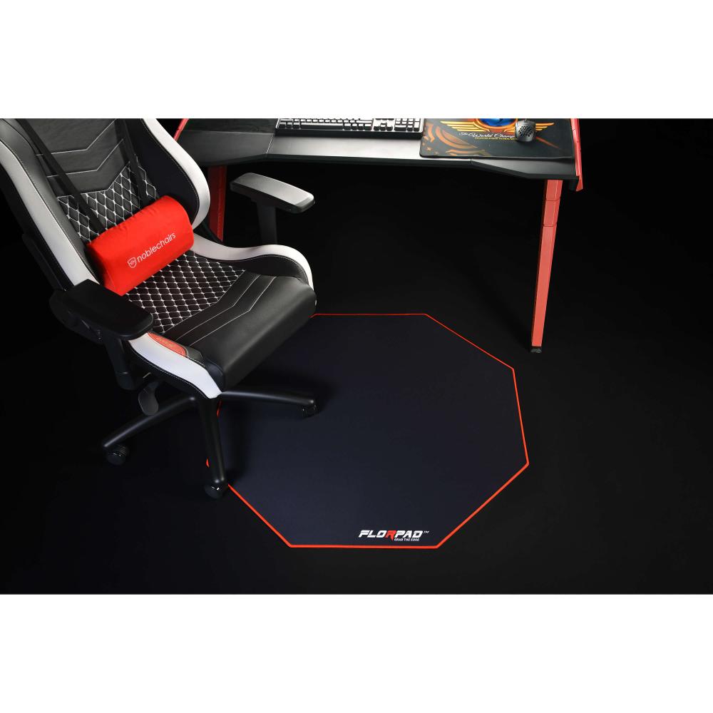 FLORPAD FLORPAD Red Line Gamingmatta 100x100 cm - Teknikhallen.se