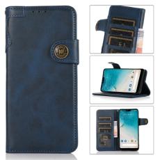 KHAZNEH KHAZNEH Samsung Galaxy S22 Fodral L&auml;der Bl&aring; - Teknikhallen.se