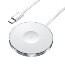ESSAGER ESSAGER 15W MagSafe Tr&aring;dl&ouml;s Laddare Vit - Teknikhallen.se