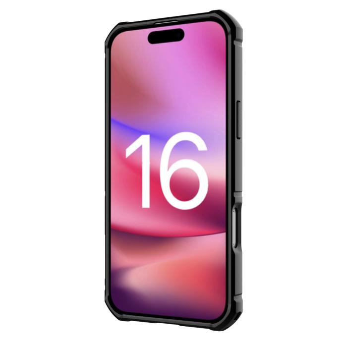 Bild 6, NILLKIN NILLKIN iPhone 16 Pro Max Skal Camshield Armor Grön - Teknikhallen.se
