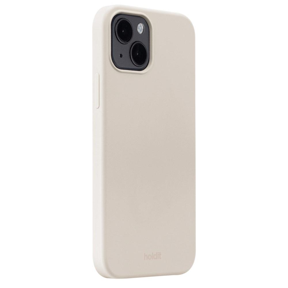 holdit holdit iPhone 15 Plus Mobilskal Silikon Light Beige - Teknikhallen.se