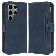  Galaxy S23 Ultra Fodral Med Avtagbart Kortfodral Bl&aring; - Teknikhallen.se