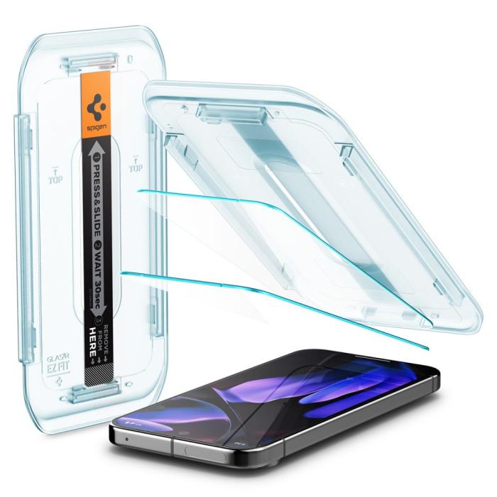 Bild 3, Spigen Spigen Google Pixel 9 Pro XL 2-PACK GLAS.tR 
