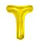  Bokstavsballong T 40 cm Guld - Teknikhallen.se