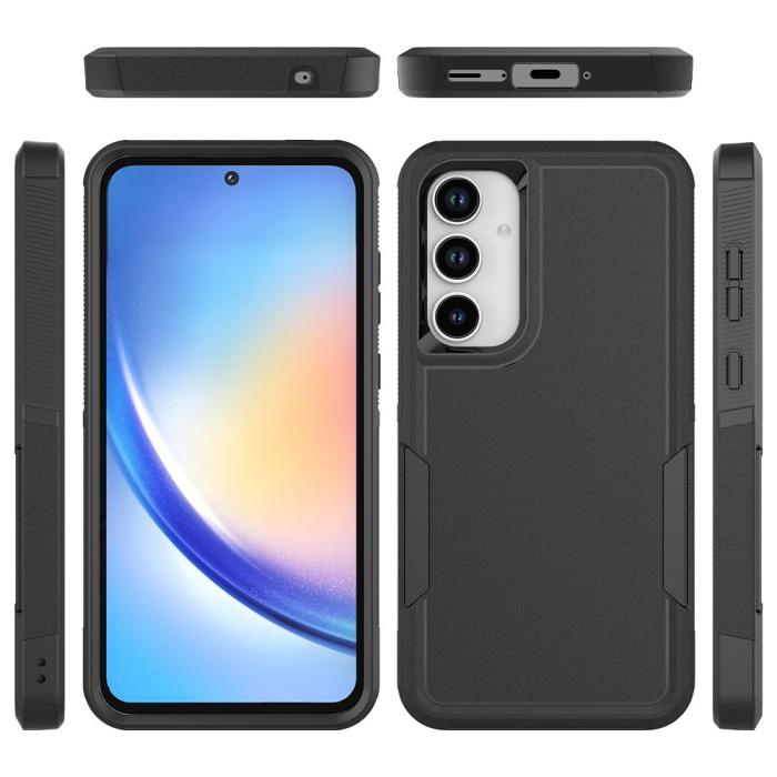 Bild 6,  Samsung Galaxy A35 5G Shockproof Xtreme Skal Svart - Teknikhallen.se