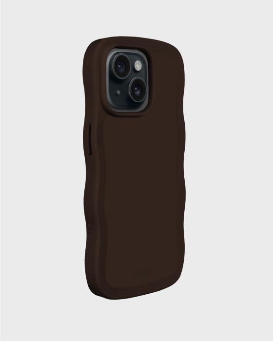 Bild 2, holdit holdit iPhone 15 / 14 / 13 Skal Wavy Chocolate - Teknikhallen.se
