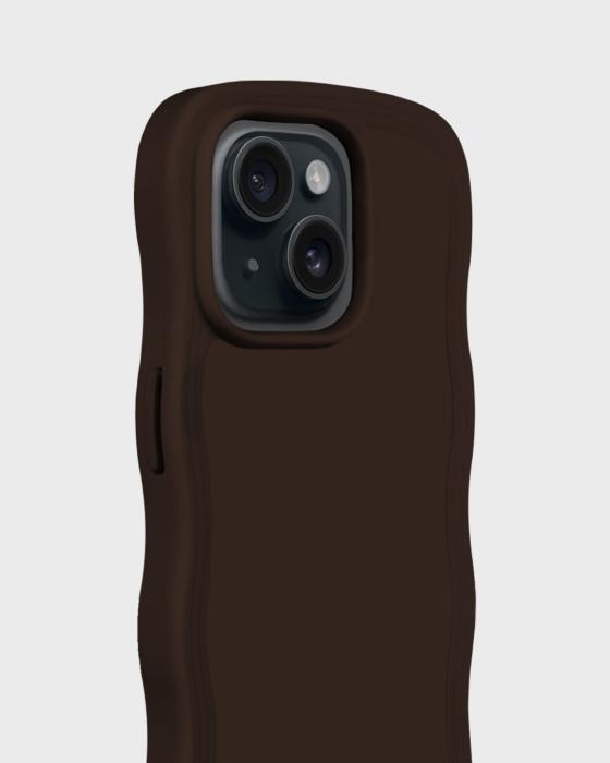 Bild 3, holdit holdit iPhone 15 / 14 / 13 Skal Wavy Chocolate - Teknikhallen.se
