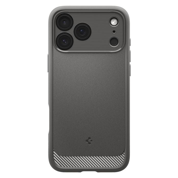 Bild 2, Spigen Spigen iPhone 17 Pro Skal MagSafe Rugged Armor Grå - Teknikhallen.se