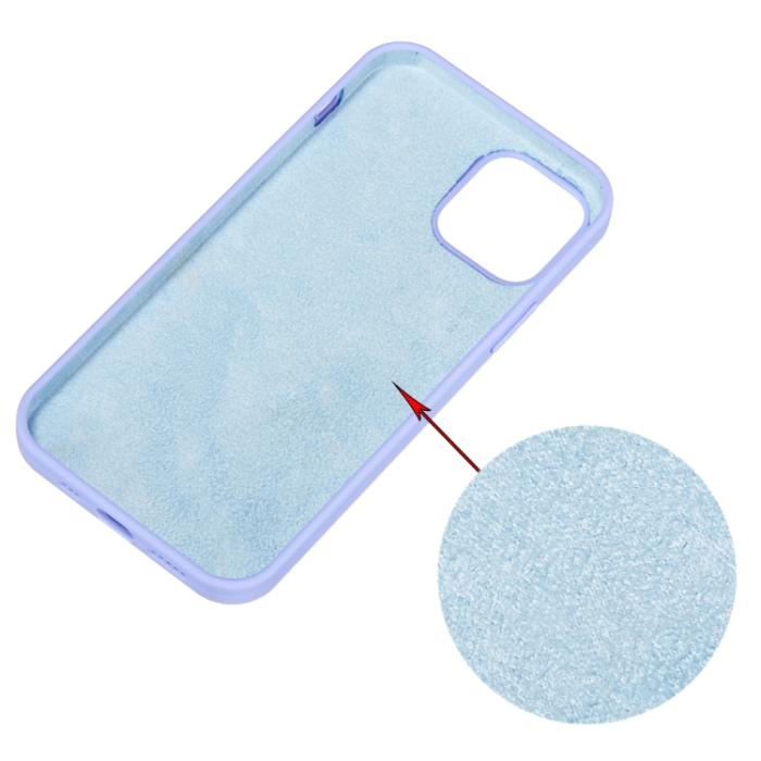 Bild 3,  iPhone 15 Pro Skal Silikon Lila - Teknikhallen.se