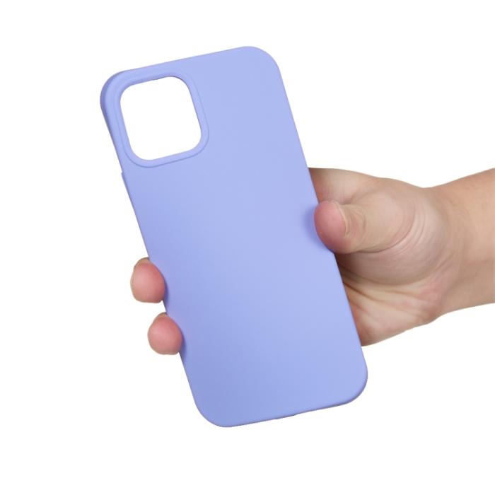 Bild 4,  iPhone 15 Pro Skal Silikon Lila - Teknikhallen.se