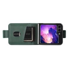 AZNS AZNS Galaxy Z Flip 5 Fodral L&auml;der Gr&ouml;n - Teknikhallen.se