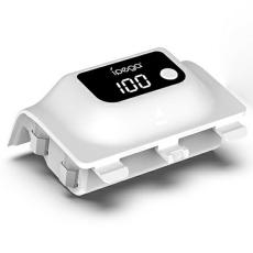 iPega iPega 1400 mAh Batteripaket Med Display F&ouml;r Xbox X/S Handkontroll Vit - Teknikhallen.se