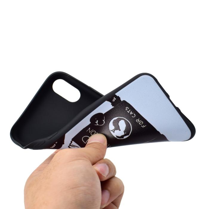 Bild 5,  iPhone Xs Max - TPU Skal - Reading Cat - Teknikhallen.se