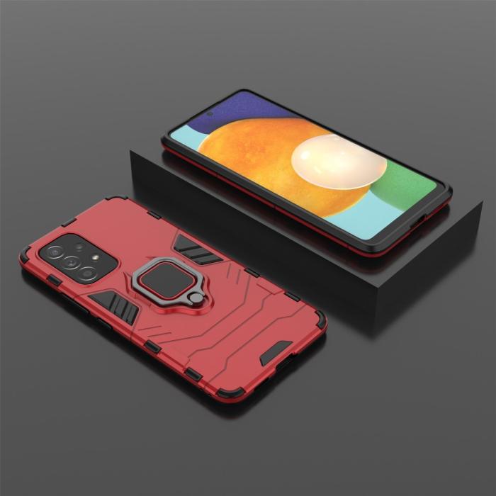 Bild 6,  Samsung Galaxy A53 5G Skal Ring Armor Hybrid Röd - Teknikhallen.se