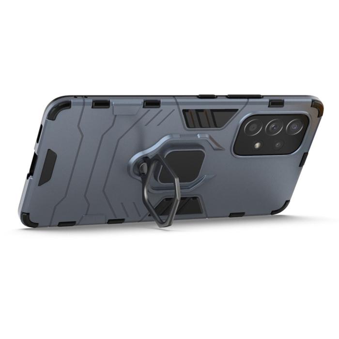 Bild 2,  Samsung Galaxy A53 5G Skal Ring Armor Hybrid Navy Blue - Teknikhallen.se