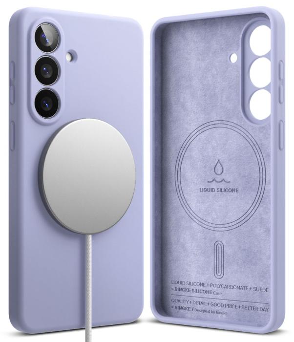 Bild 2, Ringke Ringke Samsung Galaxy S26 Skal MagSafe Silicone Lavender - Teknikhallen.se