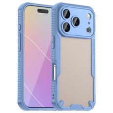  18 Pro Max/17 Pro Max Skal Frostat Transparent/Bl&aring; - Teknikhallen.se