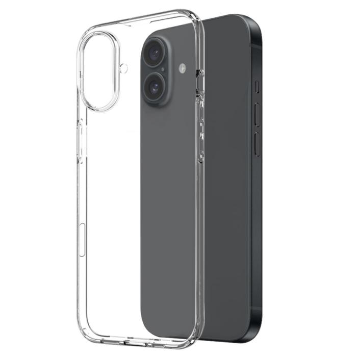 Bild 2, NORTHJO NORTHJO iPhone 16 Plus 3in1 Komplett Skyddspaket Transparent - Teknikhallen.se