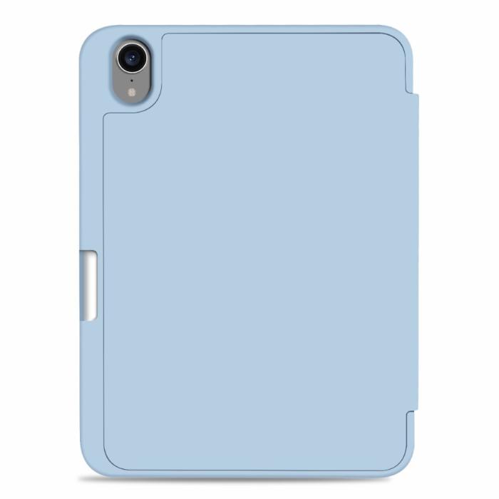 Bild 3,  iPad Mini 2024/2021 Fodral Slim Tri-Fold Pennhållare Ljus Blå - Teknikhallen.se
