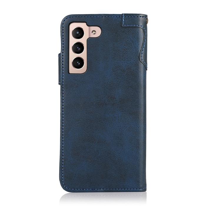 Bild 3, KHAZNEH KHAZNEH Samsung Galaxy S22 Fodral Läder Blå - Teknikhallen.se