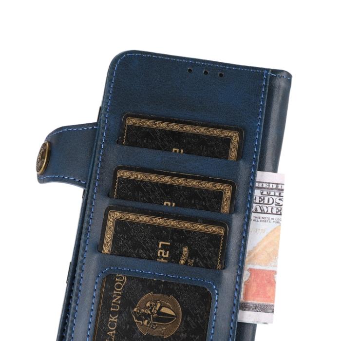 Bild 5, KHAZNEH KHAZNEH Samsung Galaxy S22 Fodral Läder Blå - Teknikhallen.se