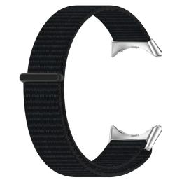  Google Pixel Watch / Watch 2 Nylon Loop Armband Svart - Teknikhallen.se