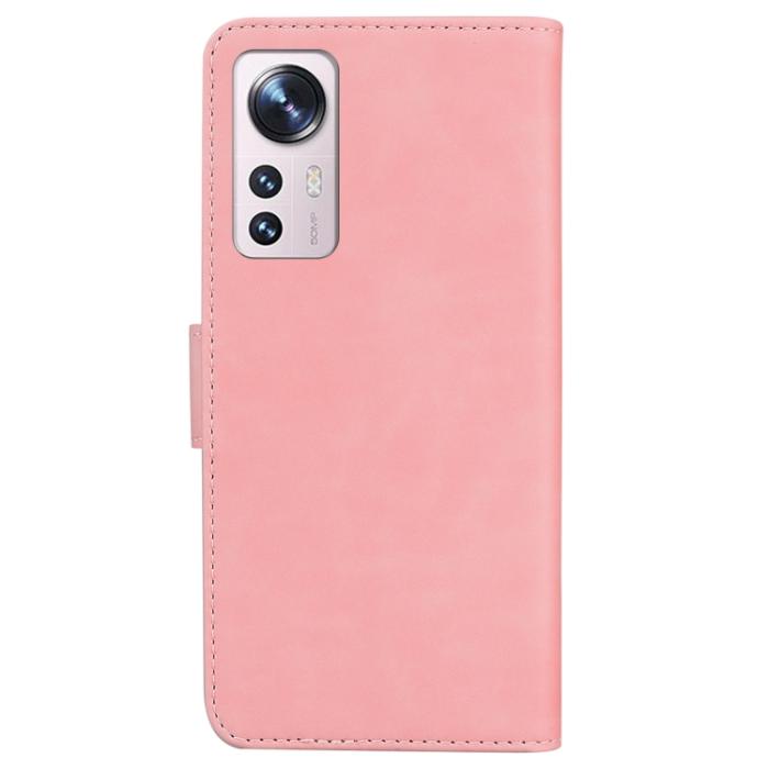 Bild 3,  Xiaomi 12 Pro Fodral Skin Touch Ljus Rosa - Teknikhallen.se