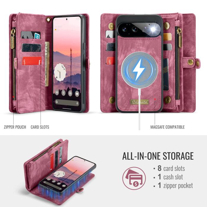 Bild 3, CASEME CASEME Google Pixel 11 / 11 Pro Fodral 2in1 Multifunktionell - Teknikhallen.se