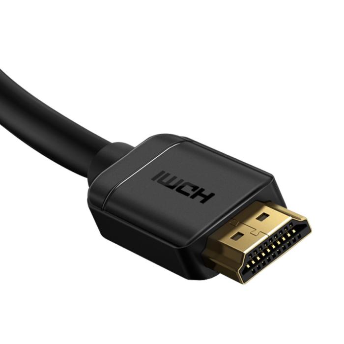 Bild 3, BASEUS Baseus 75cm 4K 60Hz HD HDMI - HDMI 2.0 Kabel Svart - Teknikhallen.se
