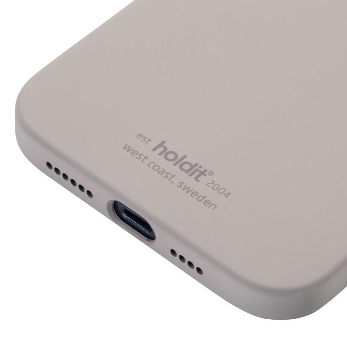 Bild 5, holdit iPhone 12 Pro Max - holdit Mobilskal Silikon - Taupe - Teknikhallen.se