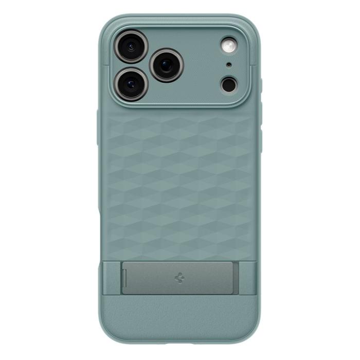 Bild 2, Spigen Spigen iPhone 17 Pro Skal MagSafe Parallax 'S' Sage Green - Teknikhallen.se