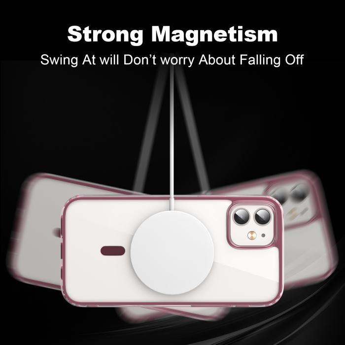 Bild 5, ColorPop ColorPop iPhone 12/12 Pro Skal CH MagSafe Transparent/Vit - Teknikhallen.se