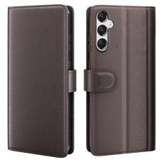  Samsung Galaxy A25 5G Fodral Premium &Auml;kta L&auml;der Brun - Teknikhallen.se
