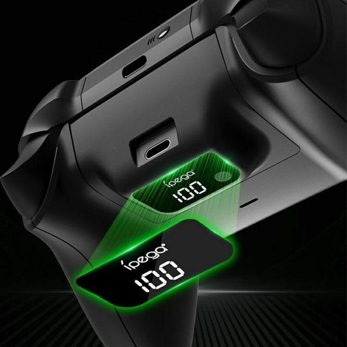 Bild 3, iPega iPega 1400 mAh Batteripaket Med Display För Xbox X/S Handkontroll Vit - Teknikhallen.se