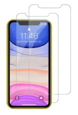  2-Pack - iPhone X/Xs - H&auml;rdat Glas Sk&auml;rmskydd - Teknikhallen.se