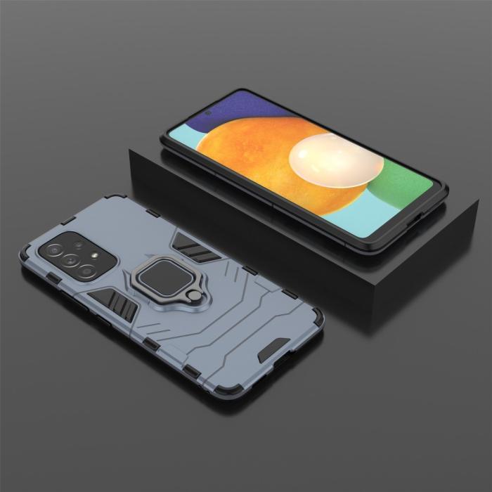 Bild 6,  Samsung Galaxy A53 5G Skal Ring Armor Hybrid Navy Blue - Teknikhallen.se