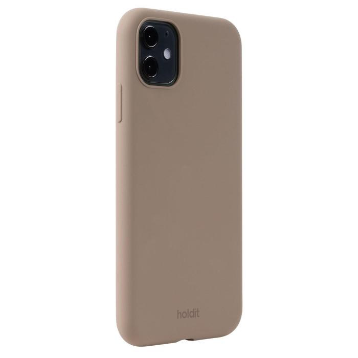 Bild 2, holdit holdit iPhone 11/XR Mobilskal Silikon Mocha Brown - Teknikhallen.se