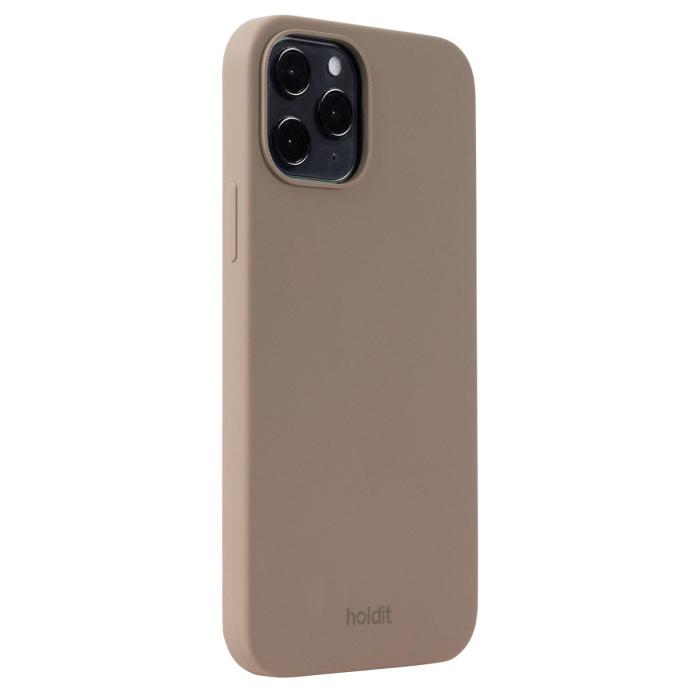 Bild 2, holdit holdit iPhone 12 / 12 Pro Mobilskal Silikon Mocha Brown - Teknikhallen.se