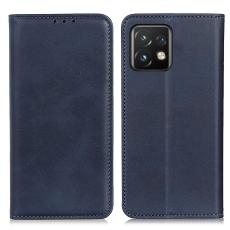  Motorola Edge 40 Pro 5G Fodral Flip Split L&auml;der Bl&aring; - Teknikhallen.se
