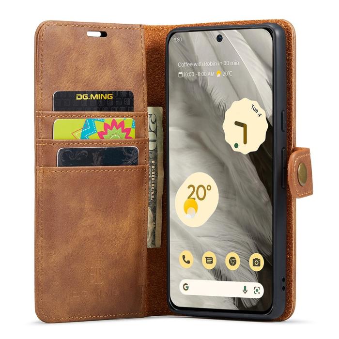 Bild 2, DG.MING DG.MING Google Pixel 8 2in1 Magnet Fodral / Skal Brun - Teknikhallen.se