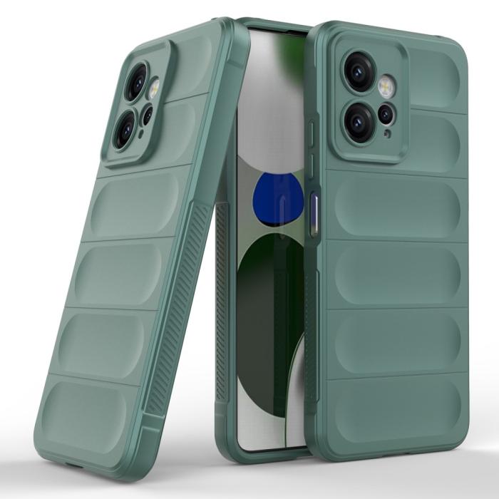 Bild 2,  Xiaomi Redmi Note 12 4G Skal Magic Shield Grön - Teknikhallen.se
