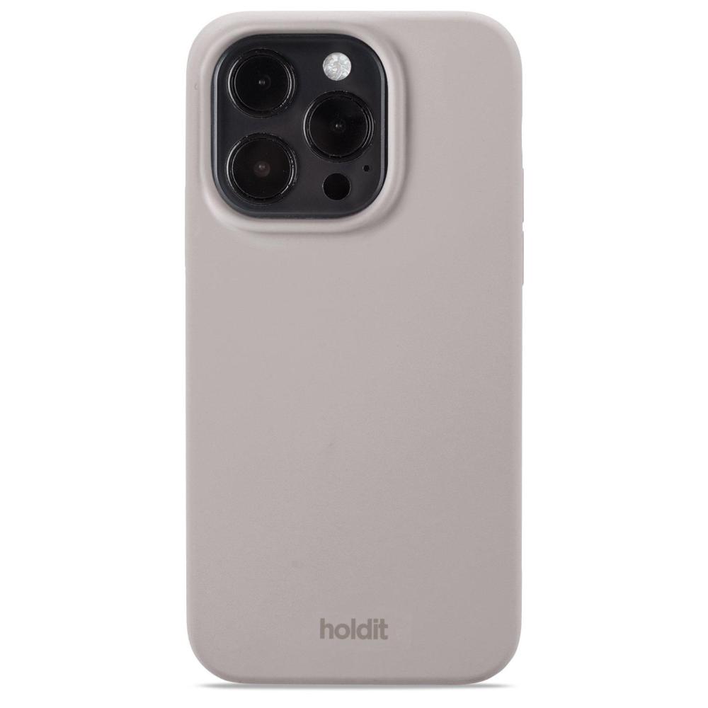 holdit holdit iPhone 15 Pro Mobilskal Silikon Taupe - Teknikhallen.se