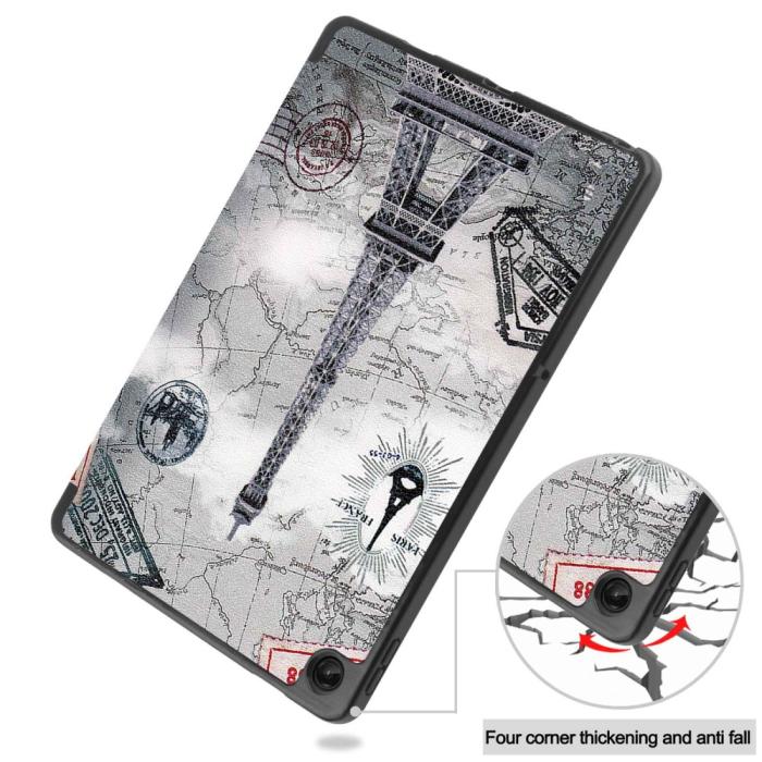 Bild 6,  Lenovo Tab M10 Plus Gen 3 Fodral Tri-Fold Eiffeltornet - Teknikhallen.se