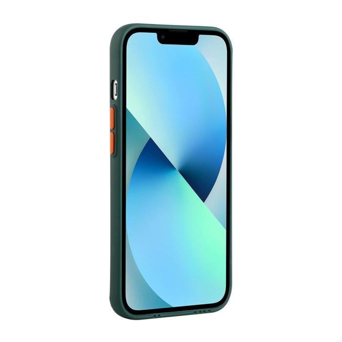 Bild 4,  iPhone 13 Skal Med Kortfack Mörk Grön - Teknikhallen.se