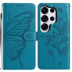  Samsung Galaxy S26 Ultra Fodral Fj&auml;ril Tryck Bl&aring; - Teknikhallen.se