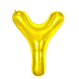  Bokstavsballong Y 40 cm Guld - Teknikhallen.se