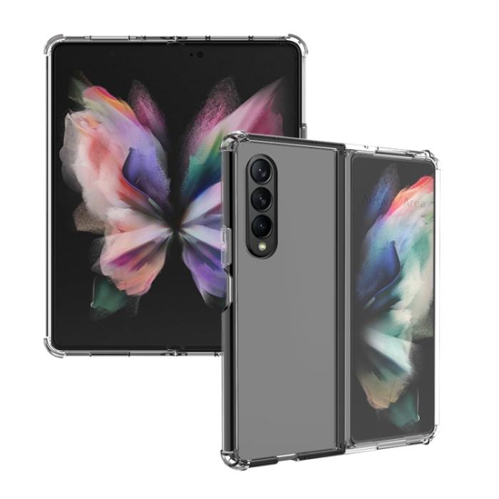 Bild 3,  Galaxy Z Fold 4 Skal Shockproof Akryl Transparent - Teknikhallen.se