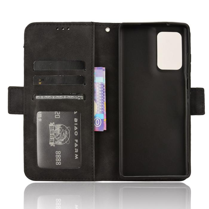 Bild 5,  Motorola Edge 50 Fusion 5G Fodral Med Avtagbart Kortfodral Svart - Teknikhallen.se