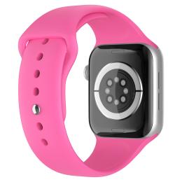 ColorPop Apple Watch 38/40/41 mm Silikon Armband (M/L) Hot Pink - Teknikhallen.se