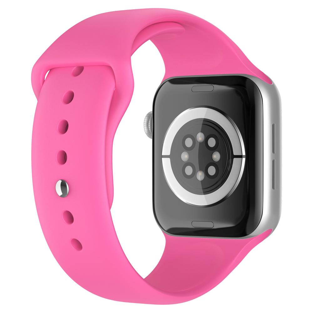 ColorPop Apple Watch 38/40/41 mm Silikon Armband (M/L) Hot Pink - Teknikhallen.se